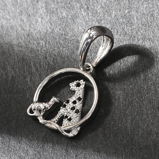Puremoon 925 Silver Tigress Cub Pendant for Women