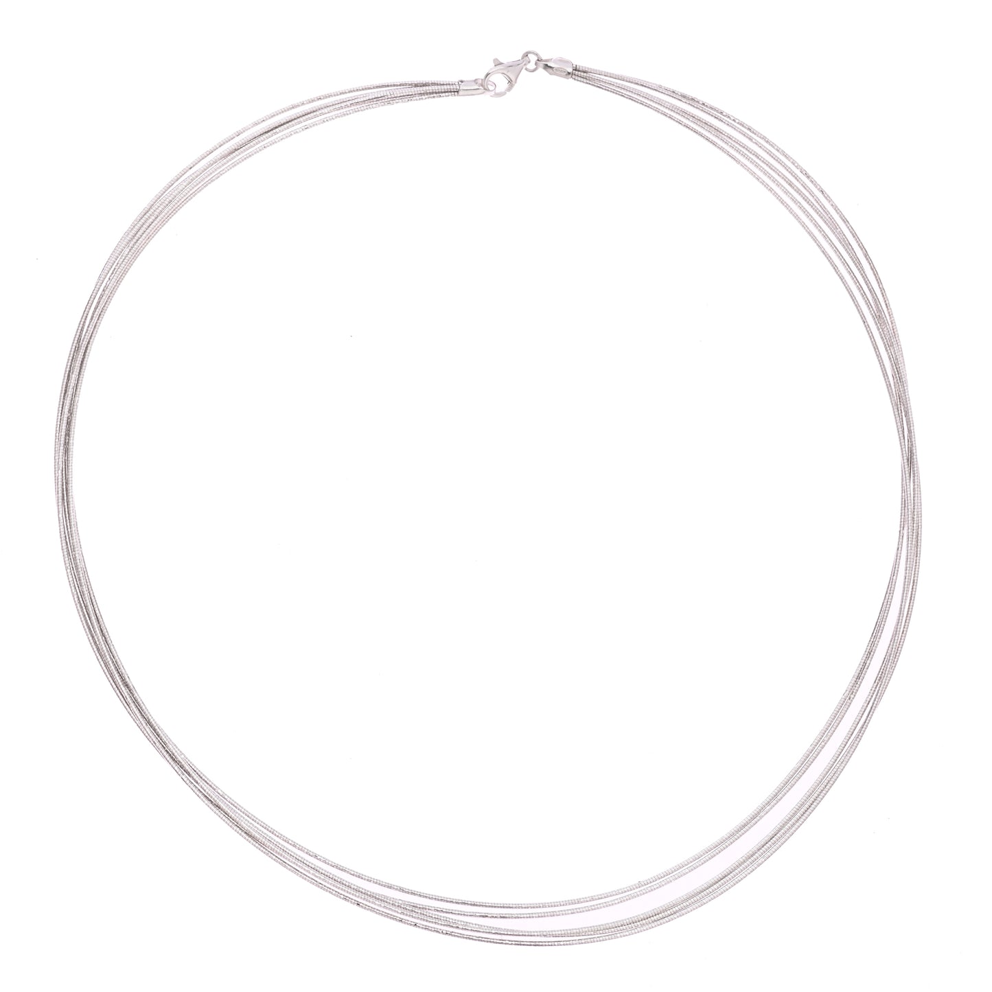 Puremoon 925 Silver Multi-Layer Chain Necklace for Women (Minimal Layered Design)