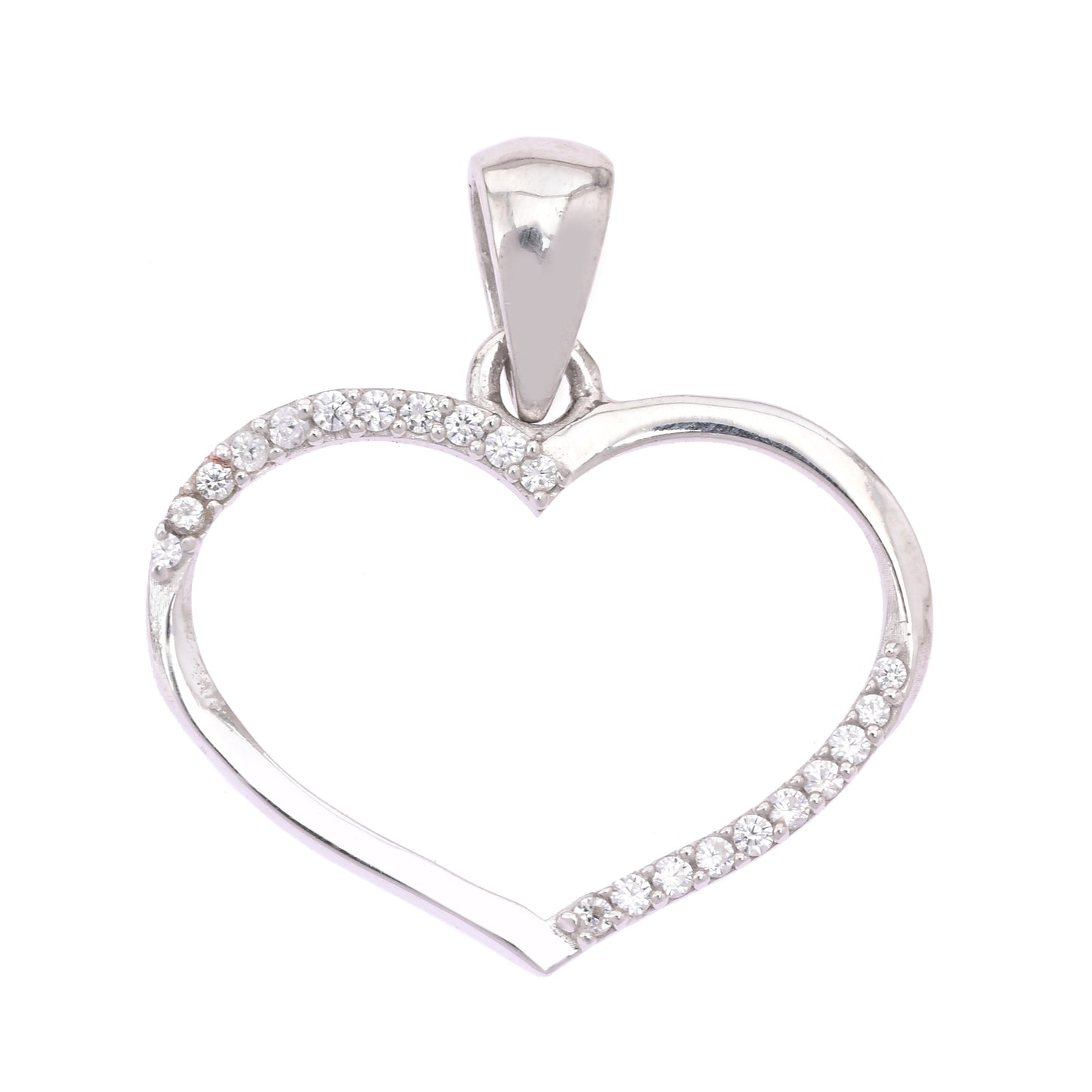 Puremoon Silver Heart Pendant  for Women