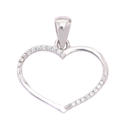 Puremoon Silver Heart Pendant  for Women