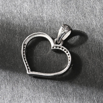 Puremoon Silver Heart Pendant  for Women