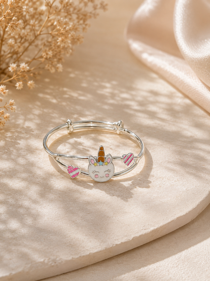 sterling silver charm bracelet for children gift India